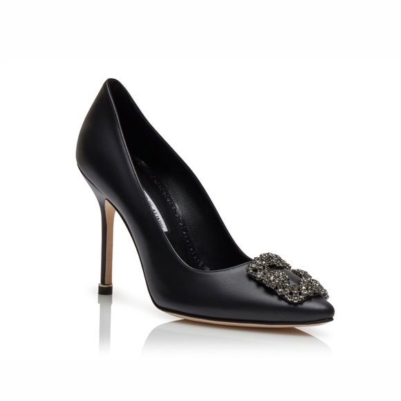 Manolo Blahnik
Hangisi 105MM Leather Pumps - Picture 2 of 7